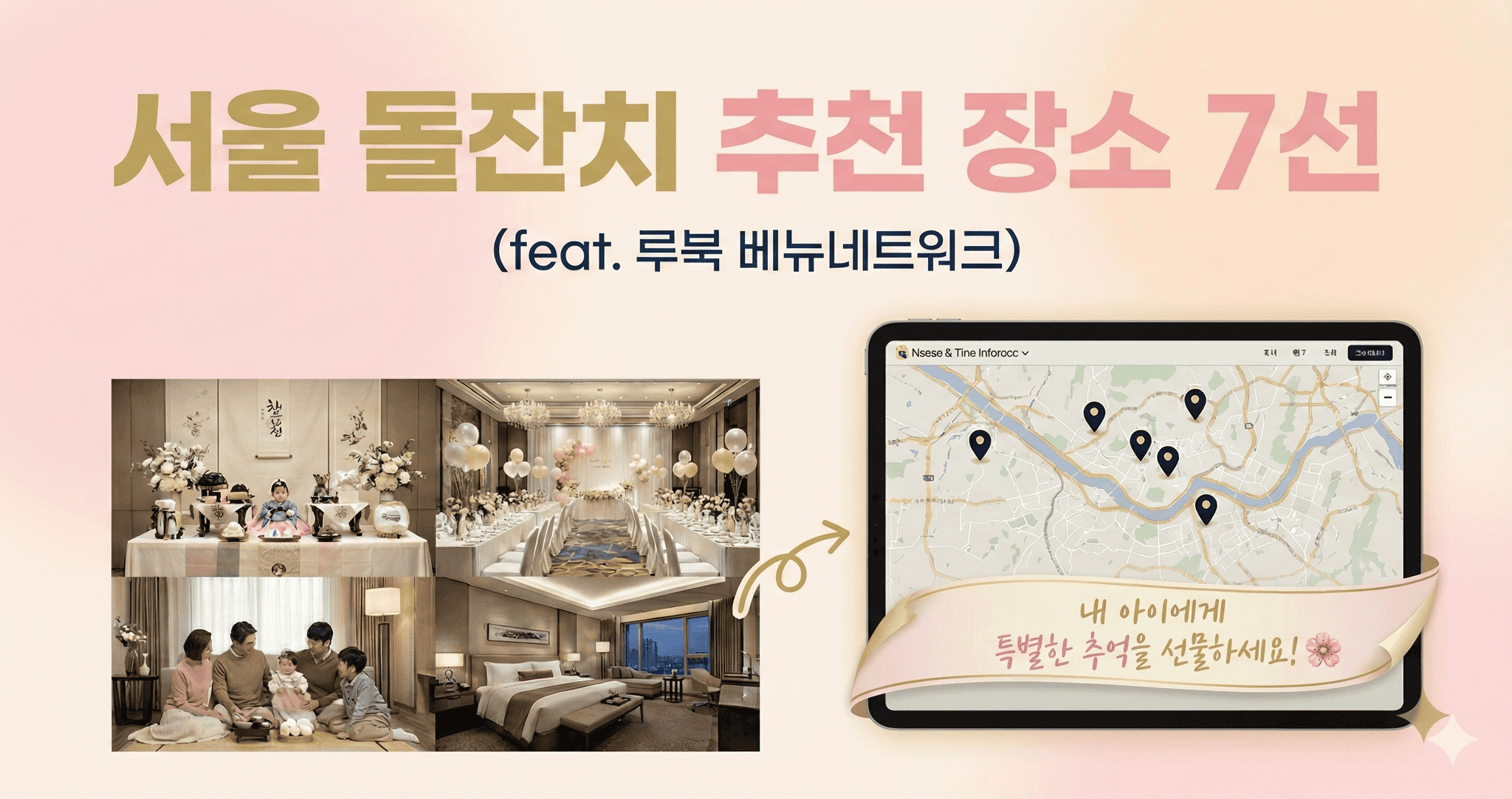 [서울 지역] 👶돌잔치 호텔 추천 7선 (Feat. 루북 베뉴네트워크)